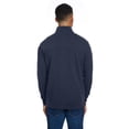 thumbnail image 2 of J. America B04628654 Ripple Fleece Snap Sweatshirt, Navy - Medium, 2 of 3
