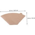 thumbnail image 4 of EcoNesxp Pieces coffee filter paper coffee supplies disposable coffee filter espresso machine coffee filter paper cone cone filter coffee espresso filter cup filter pad as shown x2 pieces 200 pieces, 4 of 5