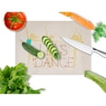 thumbnail image 2 of Lets Dance Linen Light Glass Cutting Board Large, 2 of 2