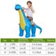 thumbnail image 3 of Disfraz inflable de dinosaurio One Casa Diplodocus T Rex para niños, 3 of 6