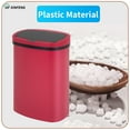thumbnail image 6 of XF XINFENG 13 Gallon 49 L Automatic Trash Can with Soft Close Lid, Sensor, Touch FreeGarbage Can, Waste Bin, for Bathroom/Double Bed/Bedroom/Home/Office, Red, 6 of 9