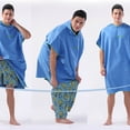 thumbnail image 3 of Ruiboury Comfortable To Wear Surf Changing Robe For Seamless Surf Session Lightweight And Portable Gifts lotus red, 3 of 6