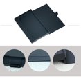 thumbnail image 3 of Paquete de 3 tarjeteros de visita de aluminio ultraligeros para viajes y negocios - Negro, 3 of 5