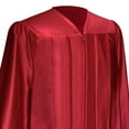 thumbnail image 4 of Endea Graduation Shiny Red Graduation Gown  Cap, 4 of 9