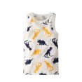 thumbnail image 2 of ENFLASH Toddler Kids Little Boys' Tank Undershirt Sleeveless Cotton Tank Tops Shark Round Neck Undershirt Tees Pack of 3, 2 of 8
