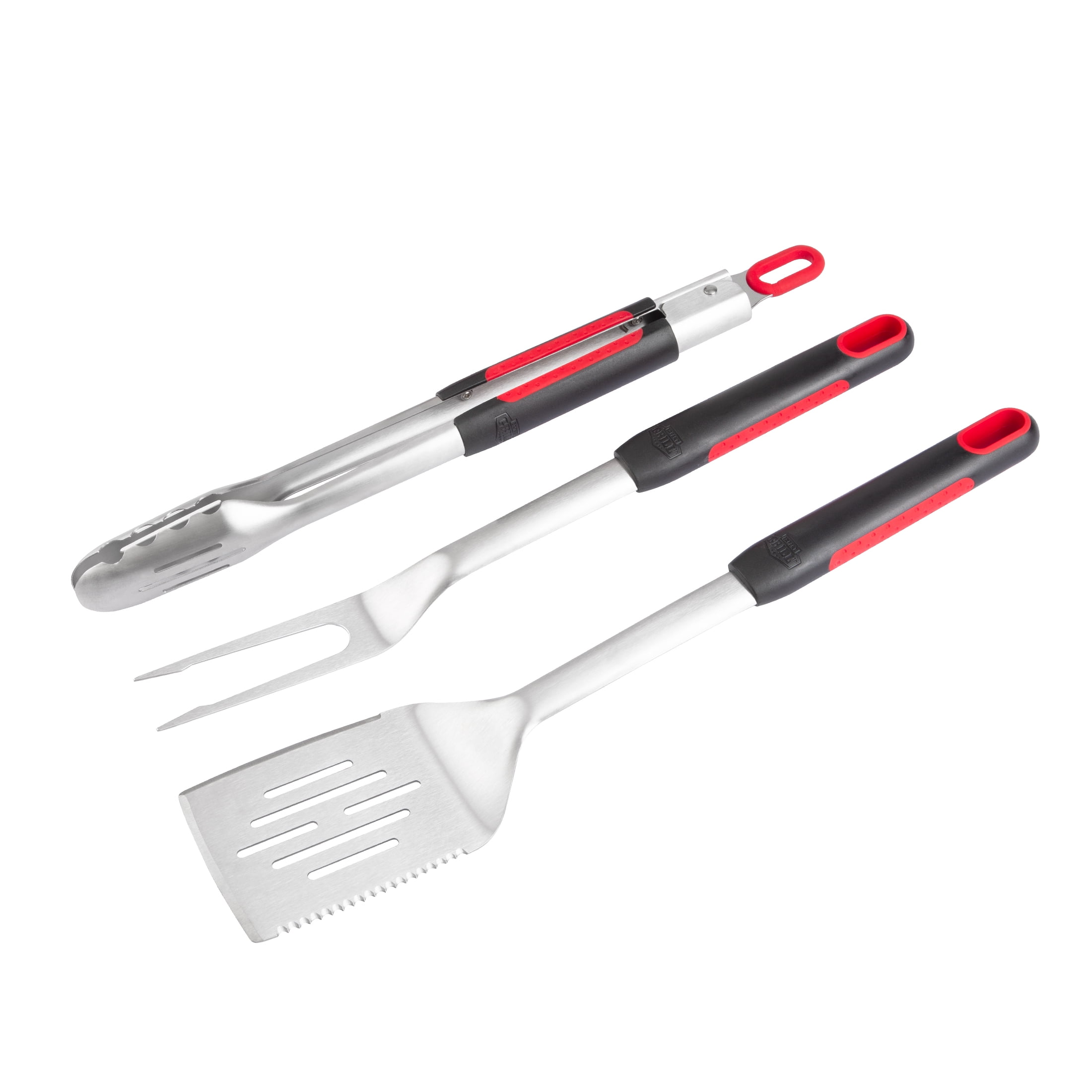 Expert Gril Grilling Accessories BBQ Grill Tools Set, 3 Pieces Stainless Steel Grill Kit