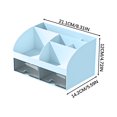 thumbnail image 2 of Gnmfd Office Desktop Storage Box, Transparent Small Drawer Organizer, Multifunctional Desk Stationery and Miscellaneous Item Storage, Space-Saving Cabinet for School, Home, Office Desk, 2 of 2
