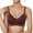 Brown, variant on Seamless Bras for Women No Underwire Full Coverage Comfortable Everyday Bra Supportive Push up Wireless Bralette Red L