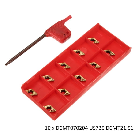 SENRISE 10pcs Carbide Tips Inserts Cutters Knifes Replaceable Blades Metal Finishing DIY Woodworking Tools 8 Choices