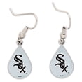 thumbnail image 2 of WinCraft Chicago White Sox Tear Drop Dangle Earrings, 2 of 2