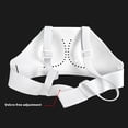 thumbnail image 3 of Eigraketly Equipo de esgrima ligero y transpirable para una máxima protección del pecho durante el entrenamiento Boxeo blanco METRO, 3 of 6