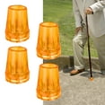 thumbnail image 1 of 4 puntas de muleta/tapa de pie de muleta/puntas de bastón de alto rendimiento de goma ancha/bastones de muletas para caminar de alta resistencia para Agujero amarillo de 25 mm Yinane Consejos para muletas, 1 of 8