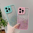 thumbnail image 3 of Gradient Glitter fine Hole All-Inclusive Phone case, Full Star Design, Fresh and Simple, Drop-Proof, for iPhone 15 14 13 12 11 Pro Max Mini XS XR 7 8 Phone Case (Transparent,iPhone 7P/8P), 3 of 8