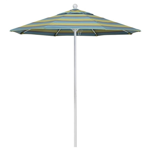 7.5 ft. Patio Umbrella in Astoria Lagoon Fabric