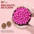 thumbnail image 5 of NY Spice Shop Bright Pink Shimmer Sixlets - 1 Pound - Sixlets Candy - Chocolate Covered Hard Candy Balls, 5 of 7