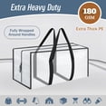 thumbnail image 2 of Bolsas de mudanza FYGRIP extra resistentes, grandes, paquete de 12, color blanco, 2 of 7