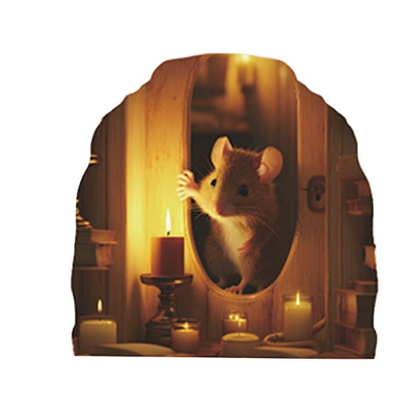 Autocollants Muraux Mignons avec Trous Autocollants Muraux 3D pour Chambre d'Enfant et Pouponnière Autocollants Muraux Autocollants avec Trous pour Salon Autocollants pour Enfants Dissolvant d'Autocollants Muraux Autocollants de Carreaux Muraux 3D et Décorations pour Salle de Bain Mini