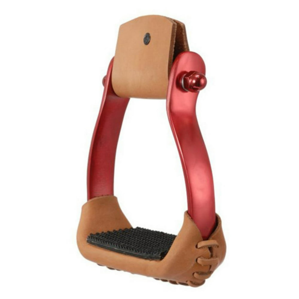 Tough1 Polished Aluminum Barrel Racer Stirrups