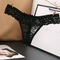 thumbnail image 2 of Women's Sexy Underpants Thong Panties Low Waist Lace Briefs Underwear, 2 of 2