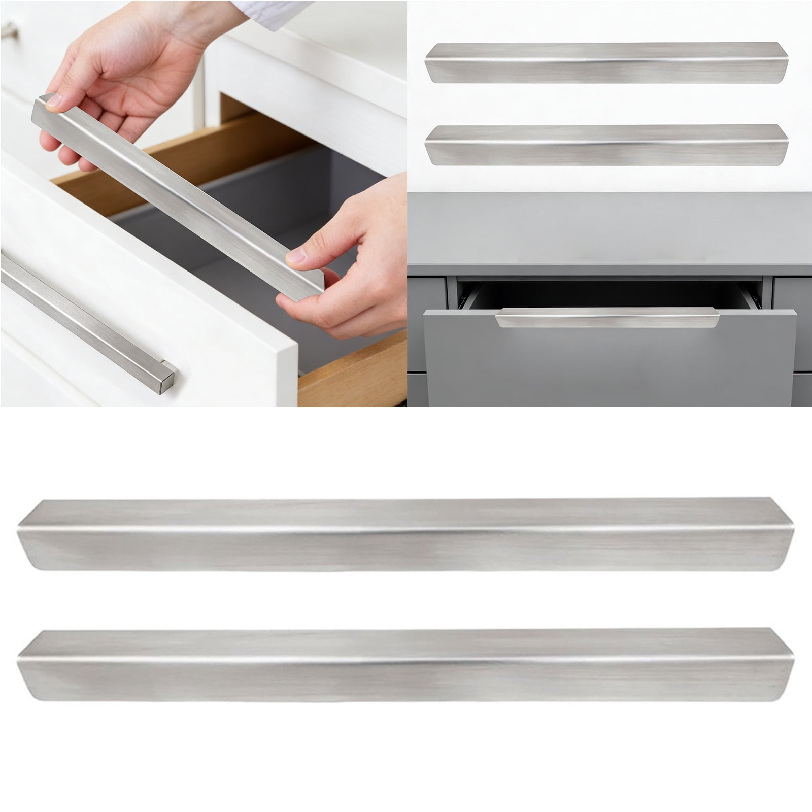 Strong Steel Cabinet Edges Covers Drawer Guard Strips Upgrades for Drawer Defense & Water Damage Prevention