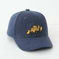 thumbnail image 2 of Gelikeya Excavator Toddler Baseball Hats Embroidery Adjustable Kids Baseball Caps Toddler Baseball Hat for Little Boys Present (Navy, 2-8 Yearss), 2 of 5