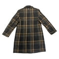 thumbnail image 2 of DKNY Women's Long Sleeve Fashion Faux Wool Notched Lapel Fully Lined Coat (Black Plaid/PDO, XXL), 2 of 2
