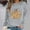 Gray, variant on Halloween Sweatshirts for Women Yotami Crewneck Loose Long Sleeve Shirts for Holiday Cute Pumpkin Print Fall Clothes (Khaki, L)