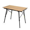 thumbnail image 1 of Mesa de camping portátil, mesa plegable para exteriores de aleación de aluminio ajustable en altura, 1 of 8
