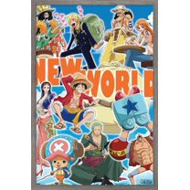One Piece - New World Wall Poster, 14.725" x 22.375" Framed
