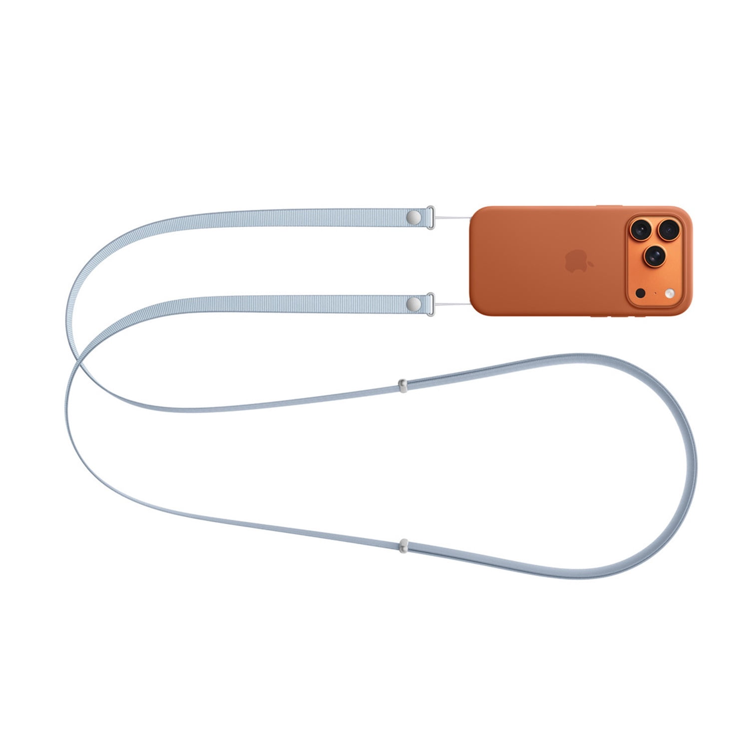 Phone Case Crossbody Strap with Adjustable Neck Hanging Design - Light Blue