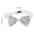 thumbnail image 3 of 5 uds pajaritas de lentejuelas brillantes para niños pajarita ajustable y cómoda pajarita para niños accesorio de ropa para puesta en escena, 3 of 5
