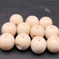 thumbnail image 1 of Harhinhe 50 piezas cuentas de madera cuentas redondas de madera con agujero para la fabricación de joyas decoración del hogar DIY artesanía 12mm tamaño 3mm ID, 1 of 2