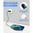 thumbnail image 6 of Wireless Charger, Fast Wireless Charging Pad Qi-Certified for Samsung Galaxy S21/S20/S10/S10+/S10e/S9/S9+/S20, for iPhone 12/SE 2/11/Xs Max/Xs/XR/X/8 Plus/8, Qi-Enabled Phone, 6 of 8