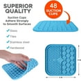 thumbnail image 3 of Scmkd 6in Lick Pad, Slow Feeder Mat Silicone Dispenser Pet Feeding Licking Bathing Distraction Pad For Dog, 3 of 9