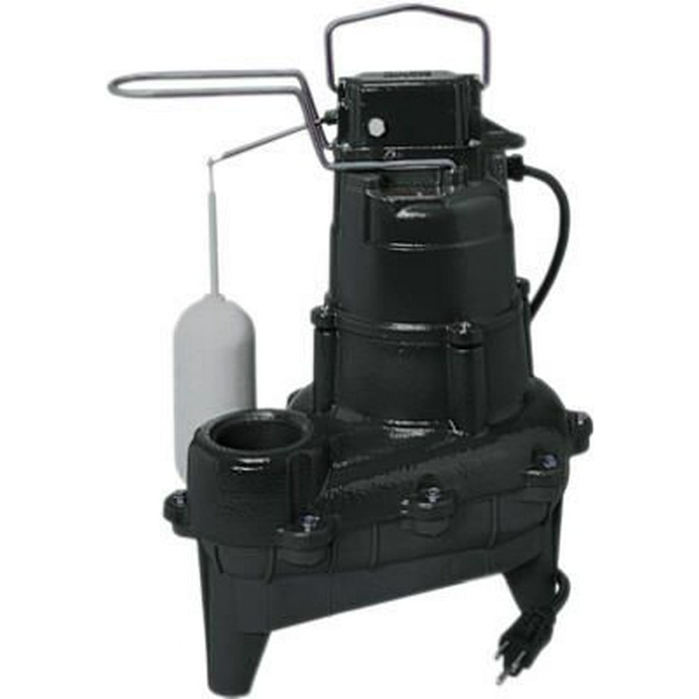 Flint & Walling/Star Water 540502 Sewage Pump, Cast Iron, .4HP Motor