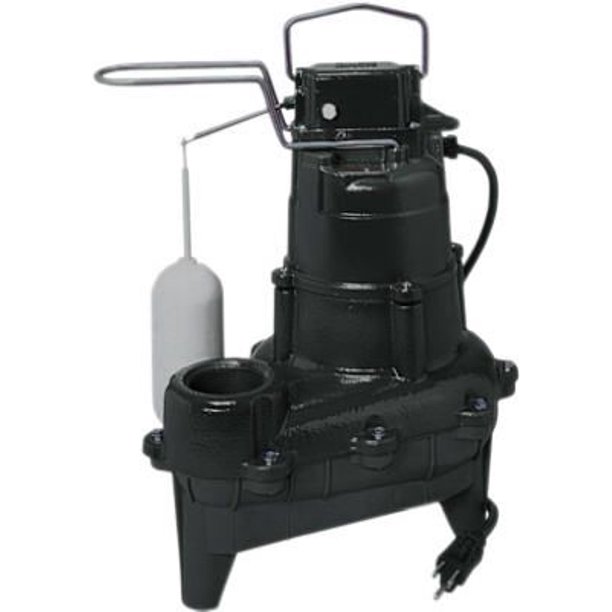 Flint & Walling/Star Water 540502 Sewage Pump, Cast Iron, .4HP Motor