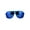 All Blue, variant on Kids Boys Thin Plastic Racer Color Mirror Sport Sunglasses All Blue