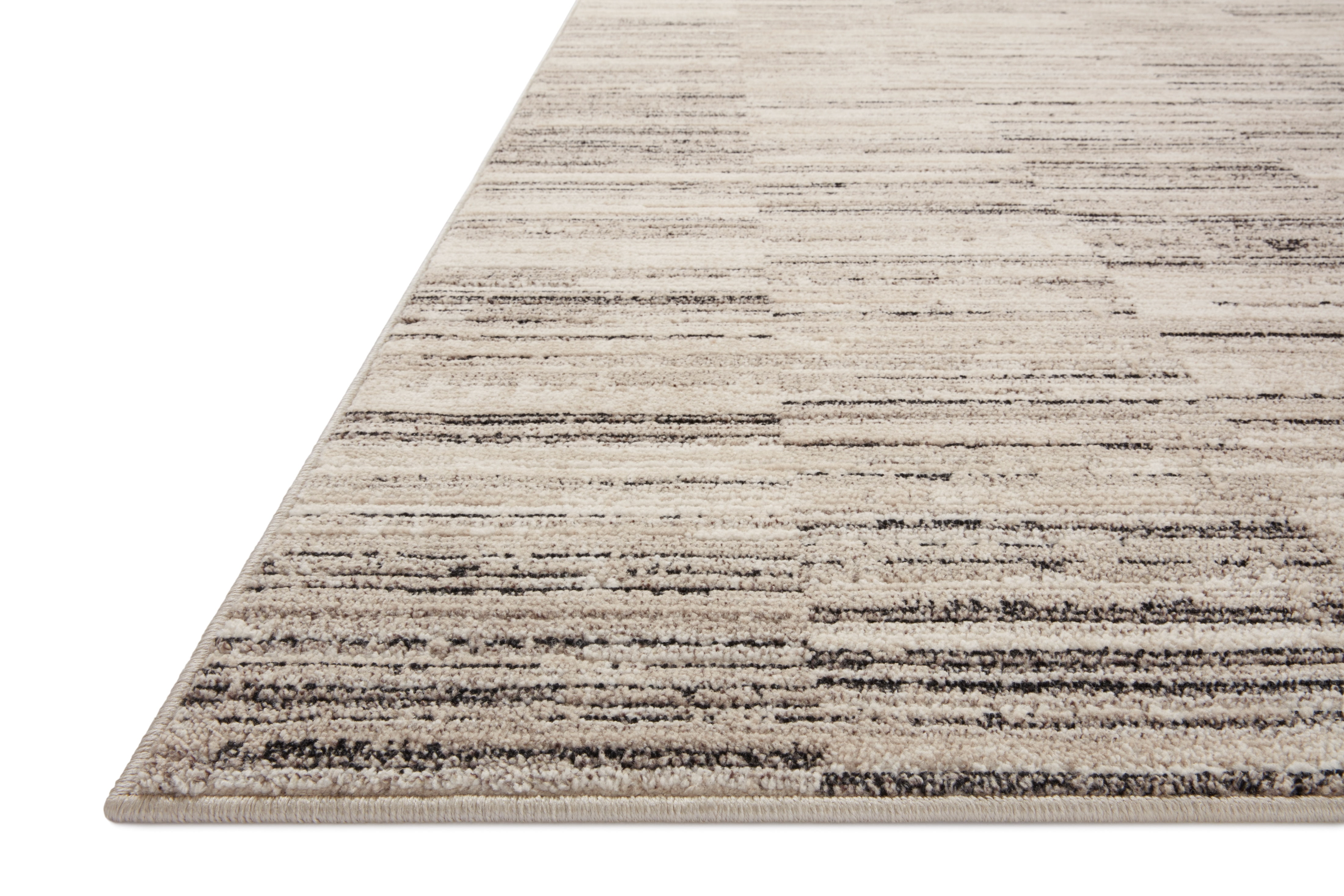 Loloi Darby Charcoal / Sand 2'-7" x 4' Accent Rug