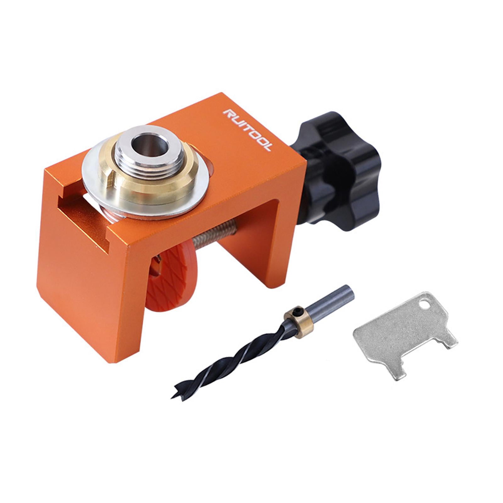 CarpNettore Drill Hole Punch Locator Tool, Woodworking Pocket Hole Jig, Practical Heavy Duty 6mm