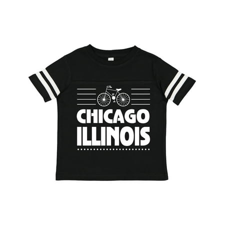 

Inktastic Chicago Illinois Biking Gift Toddler Boy or Toddler Girl T-Shirt