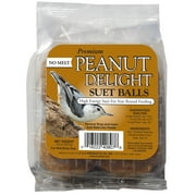 C&S Peanut Delight No-melt Suet Balls., 1 lb, Wild Bird Food