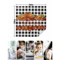 thumbnail image 4 of Fall Maple Cloth Napkins Set of 6 Reusable Dinner Napkins, Pumpkins Thanksgiving Autumn Corn Farmhouse Plaid Cocktail Napkin Washable Table Napkins for Wedding/Holiday Party/Baby Shower 20"x20", 4 of 7