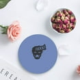 thumbnail image 4 of RYLABLUE Happy Halloween Set of 8 Round Coaster for Drinks, Absorbent Ceramic Stone Coasters Cup Mat with Cork Base for Home Kitchen Room Coffee Table Bar Decor, 4 of 5