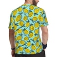 thumbnail image 2 of Wukai Lemon1 Print Men's Short-Sleeved Mesh T-Shirt,Quick-Dry Short Sleeve Workout T-Shirt-XX-Large, 2 of 8