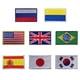 thumbnail image 2 of Parches de brazalete Decoración de ropa de brazalete de bandera de país creativa (España) Hugtrwg Para estrenar, 2 of 9