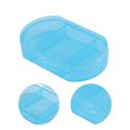 thumbnail image 3 of Unique Bargains 1 Pc 3 Compartments Pill Case Durable for Travel Blue, 3 of 6