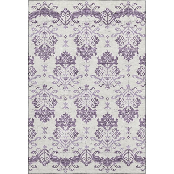Dalyn Rugs Premium Machine Washable Mayfield AMF759 Purple 8' x 10' Rug