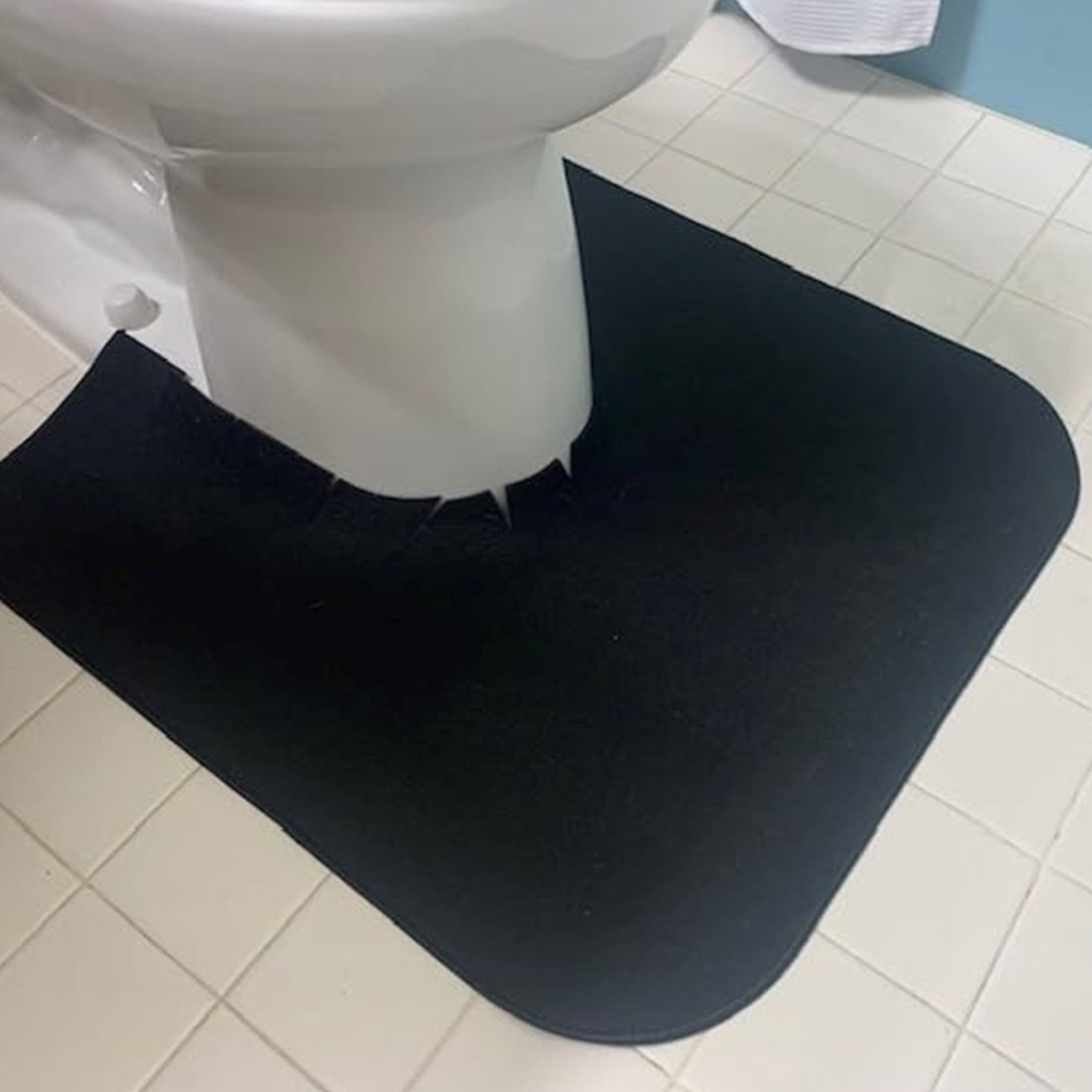Toilet Floor Mats for Kids and Seniors Water Resistant Bathroom Rugs Bathroom Protectors Pad Potty Floor Mats 6pcs