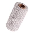 thumbnail image 1 of jifeng 2x328 Feet (100m)Colored Cotton Twine String Rope Cord for Crafts Gray 2 Pcs, 1 of 8