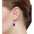 thumbnail image 2 of Natural Amethyst Earring 925 Sterling Silver Handmade Jewelry, 2 of 5